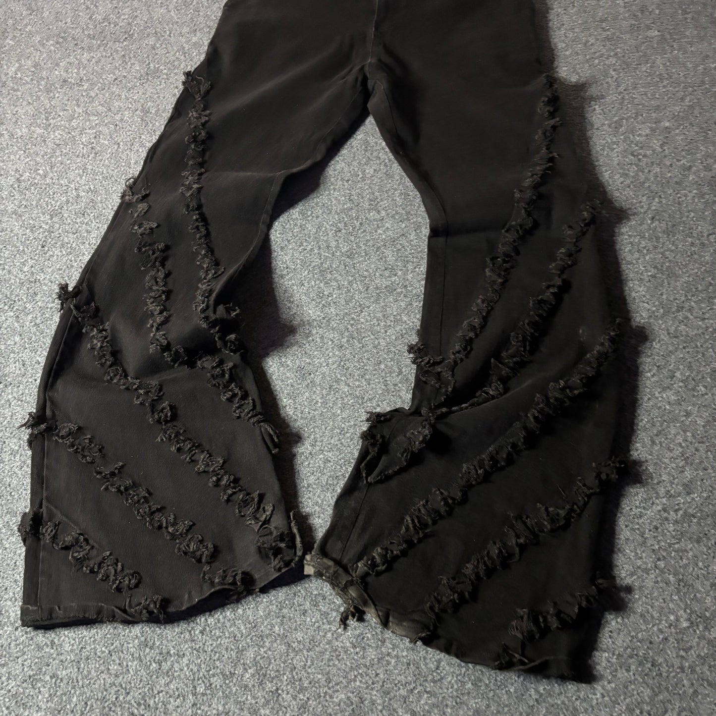 Verseas flared black jeans