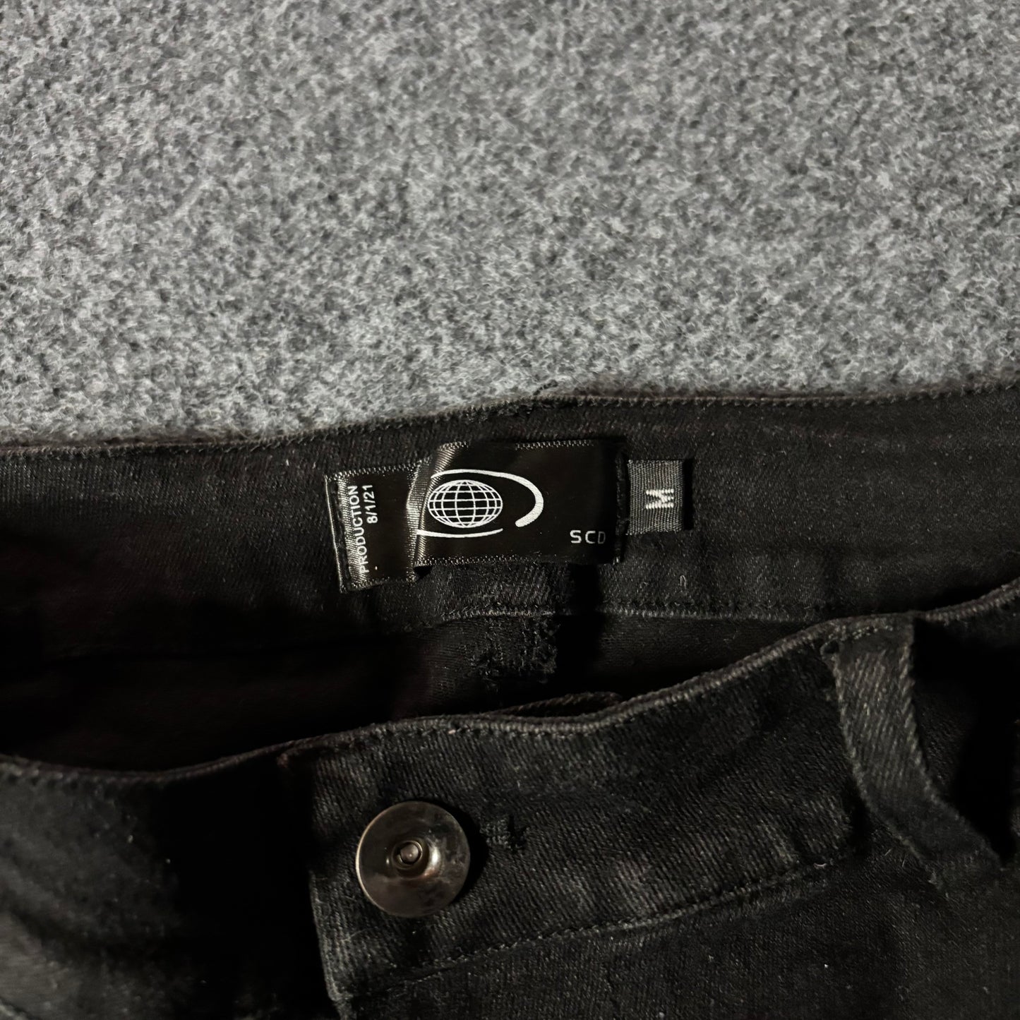 Verseas flared black jeans