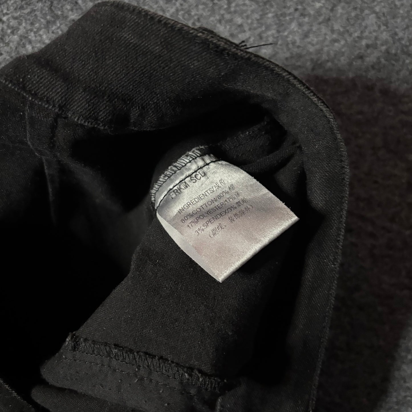 Verseas flared black jeans