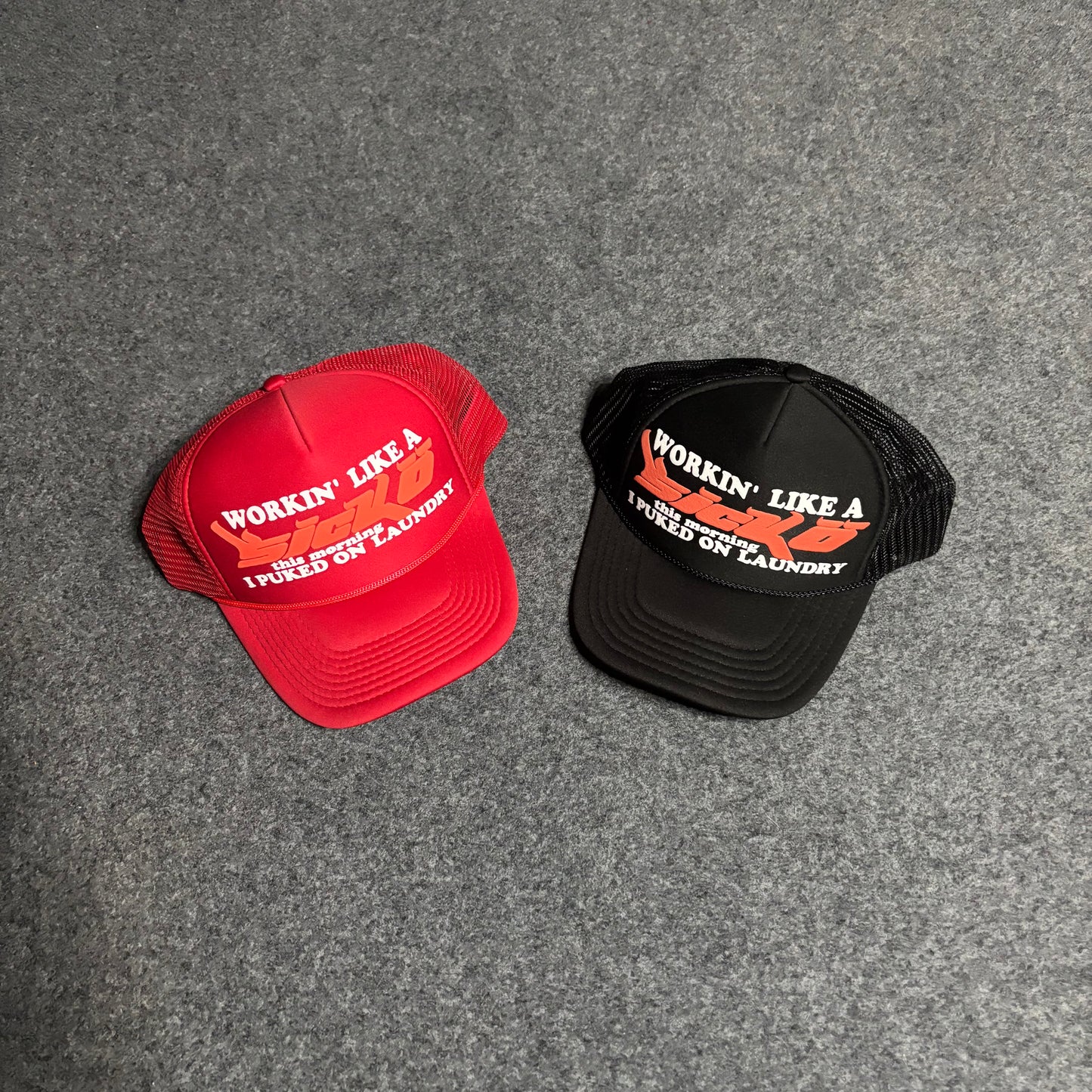 Sicko trucker hat red