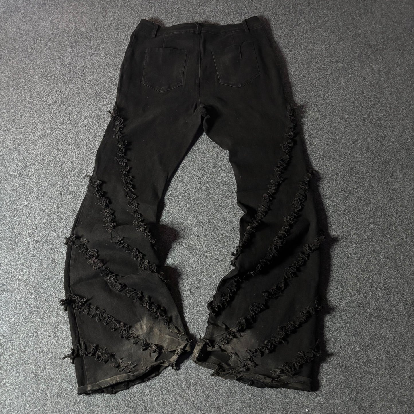 Verseas flared black jeans