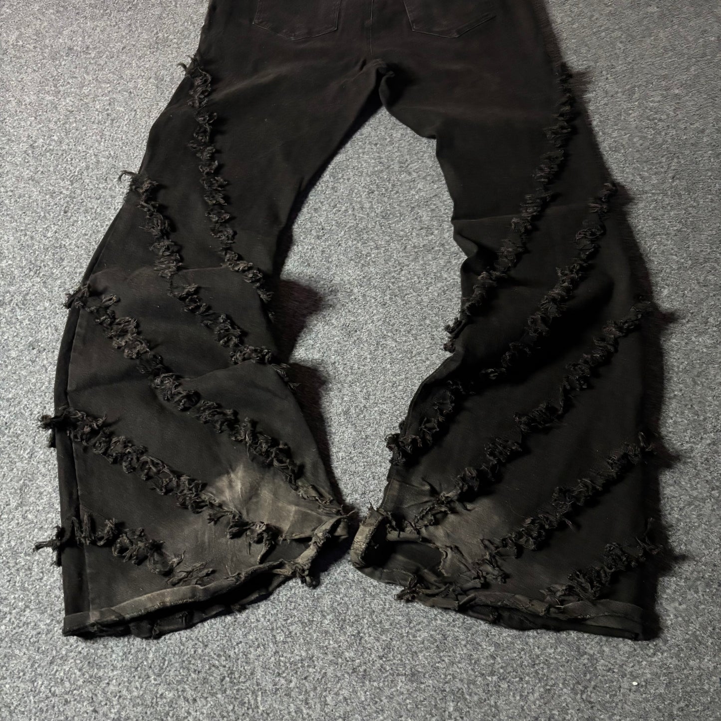 Verseas flared black jeans