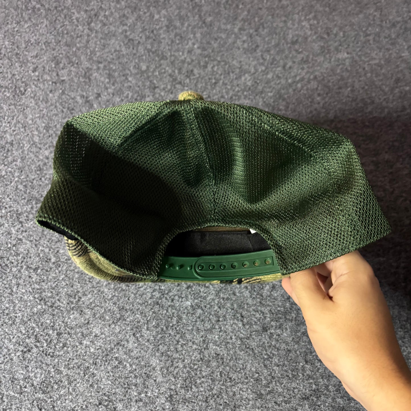 Bape nigo era plaid hat green