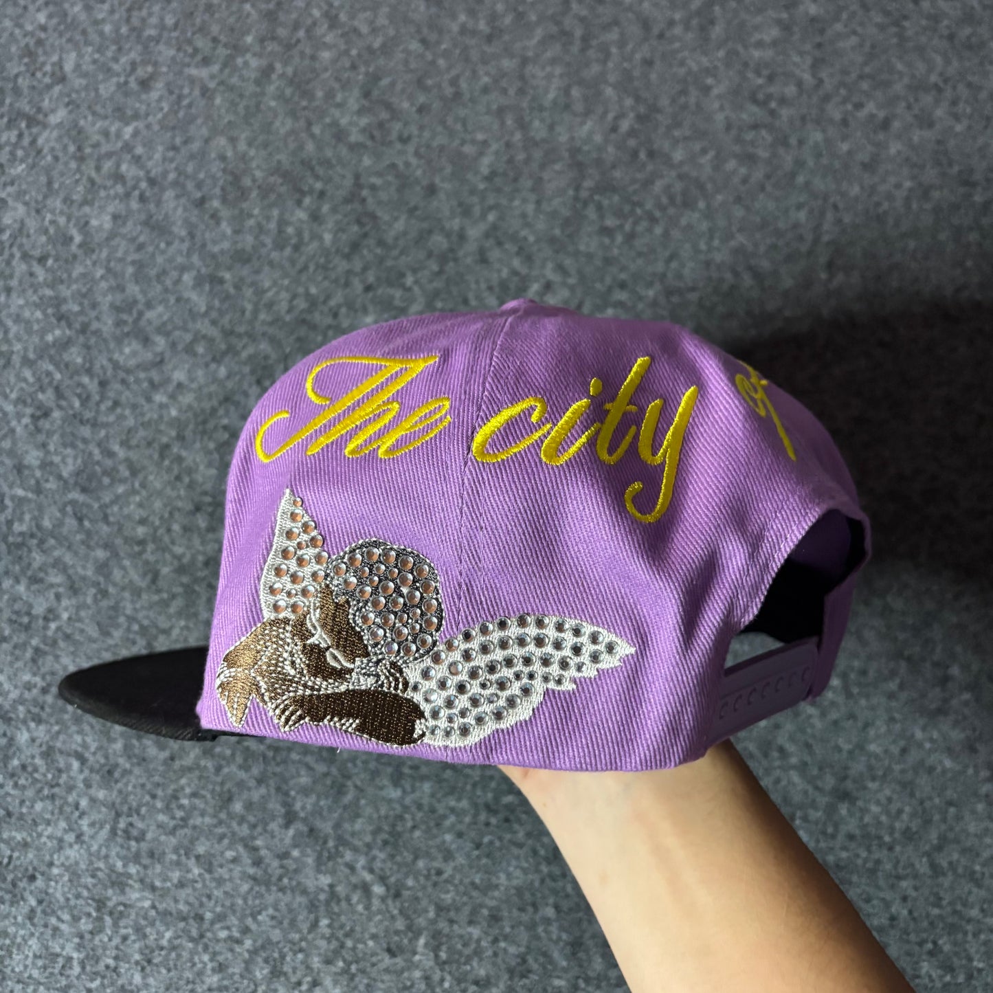 Homme Femme Los Angeles Rhinestones hat