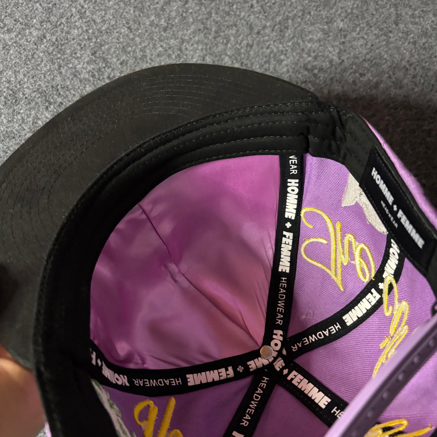 Homme Femme Los Angeles Rhinestones hat