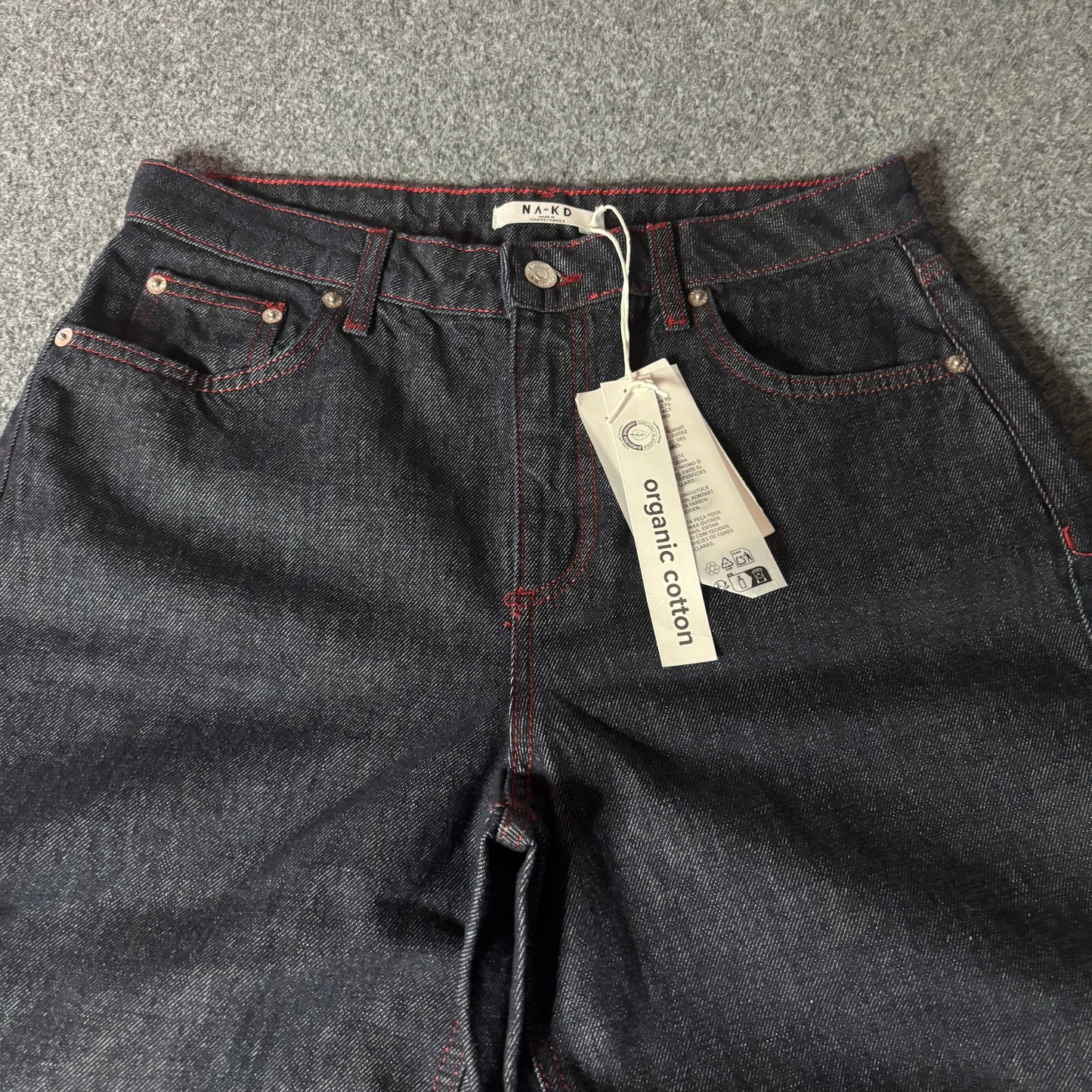NAKD blue baggy denim
