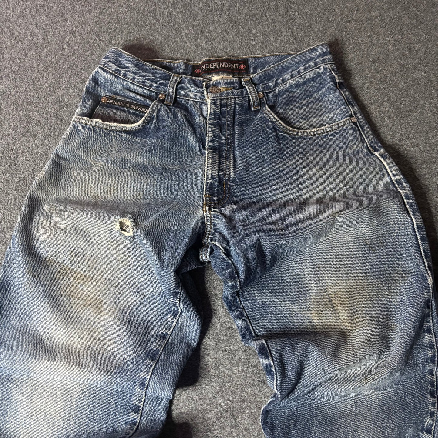 Independent vintage skate jeans