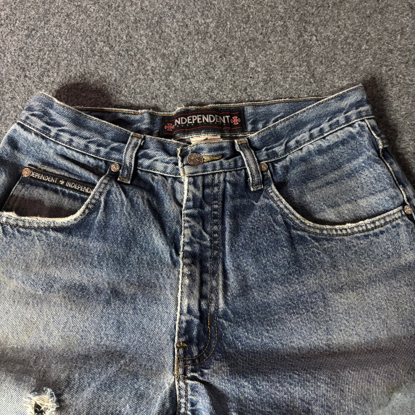 Independent vintage skate jeans