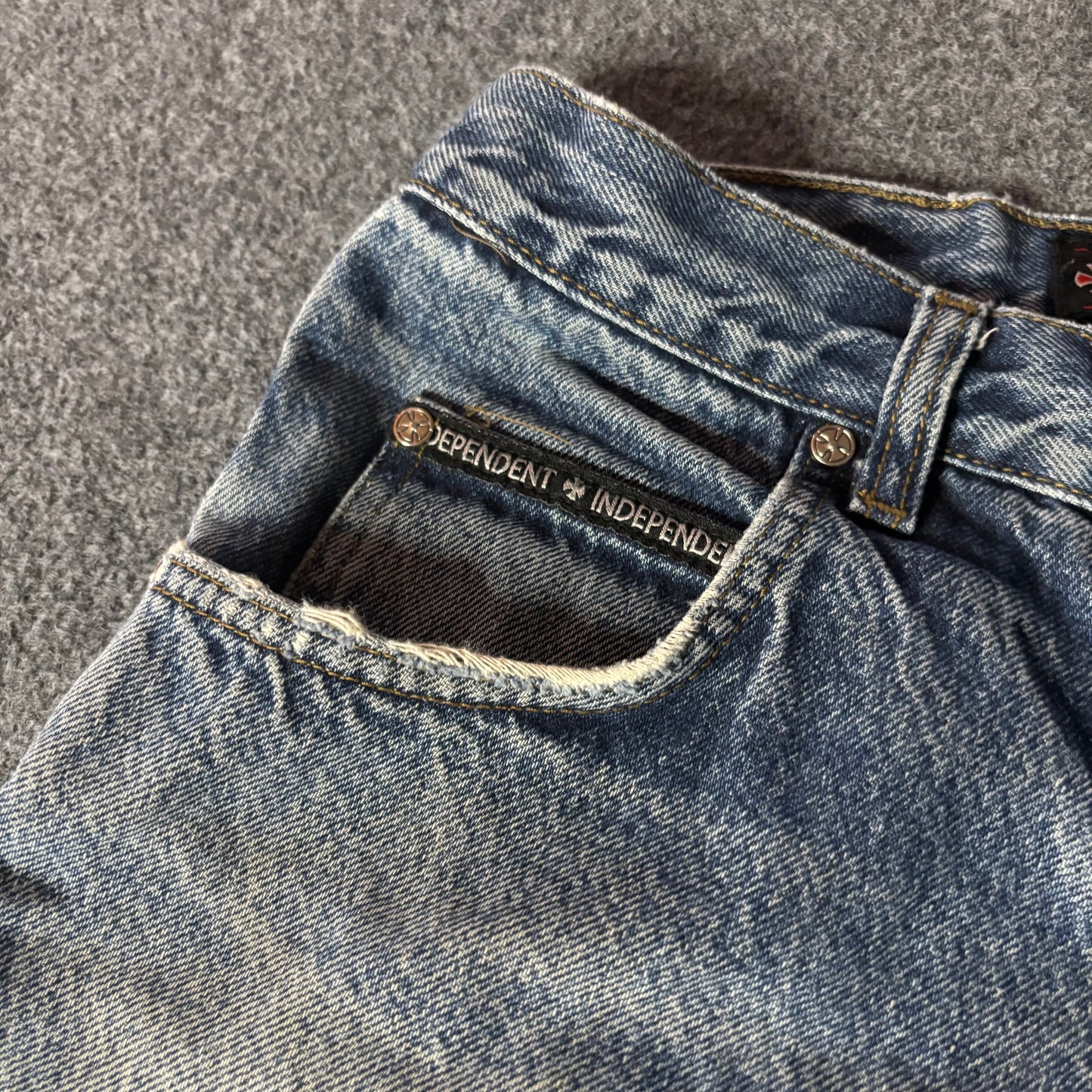 Independent vintage skate jeans