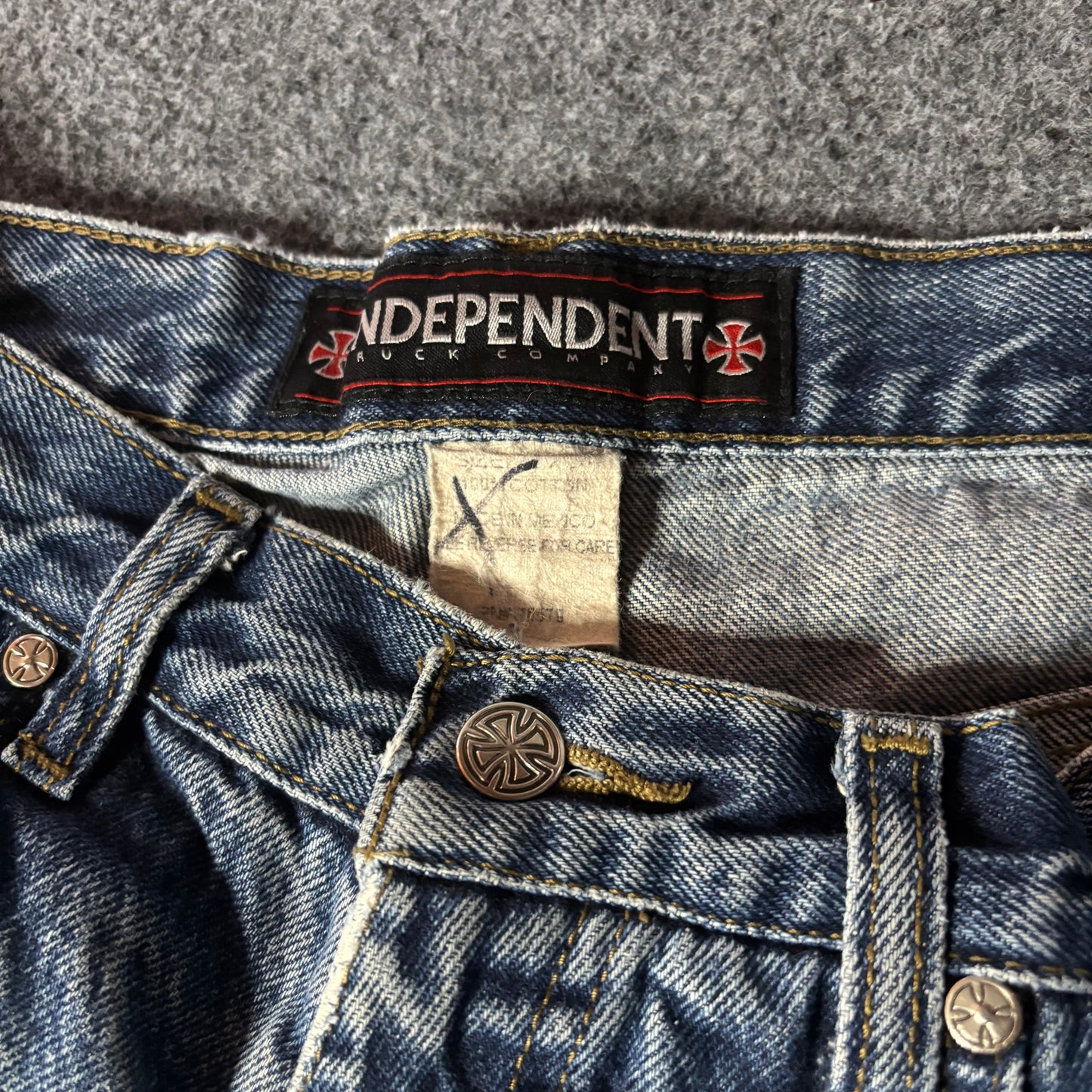 Independent vintage skate jeans