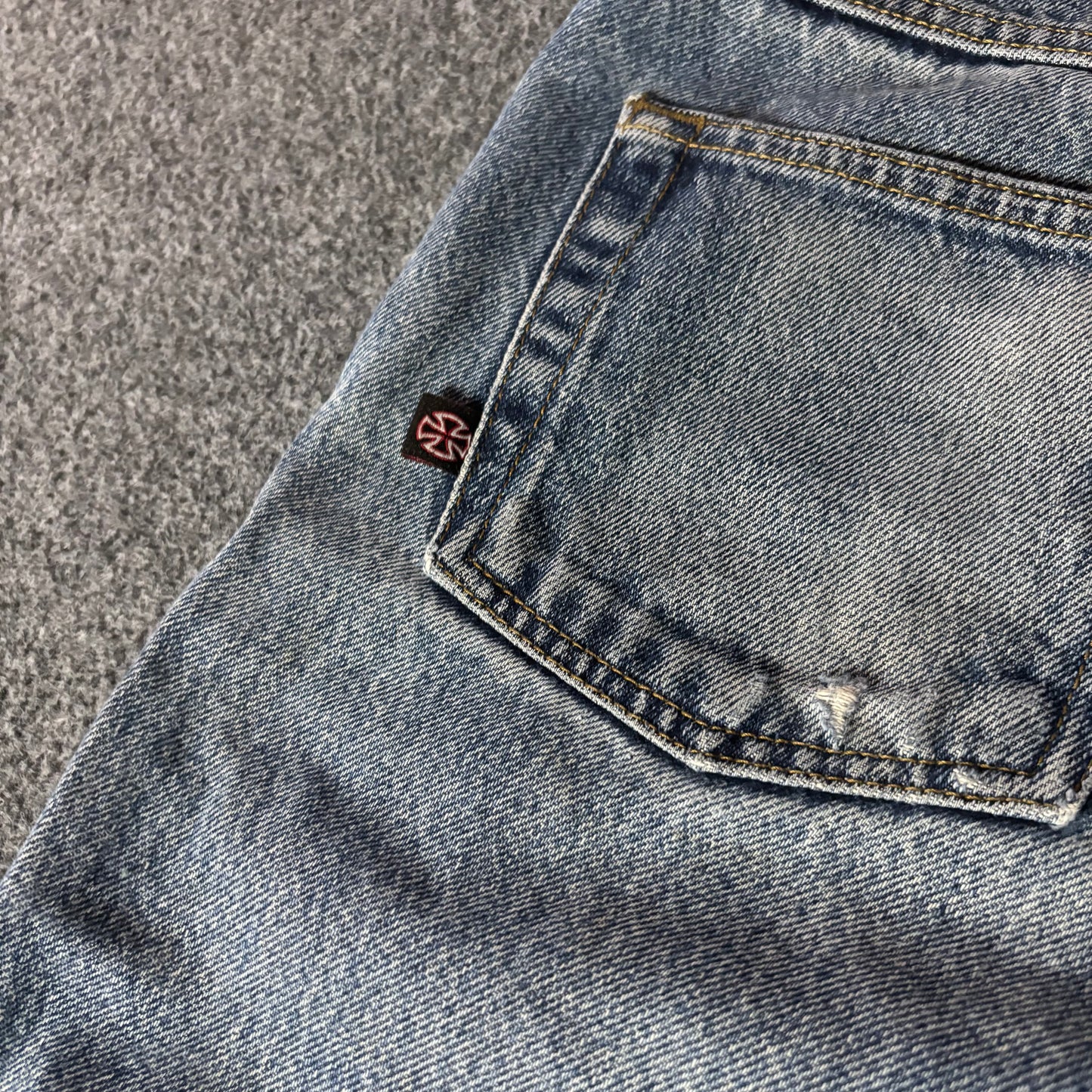 Independent vintage skate jeans