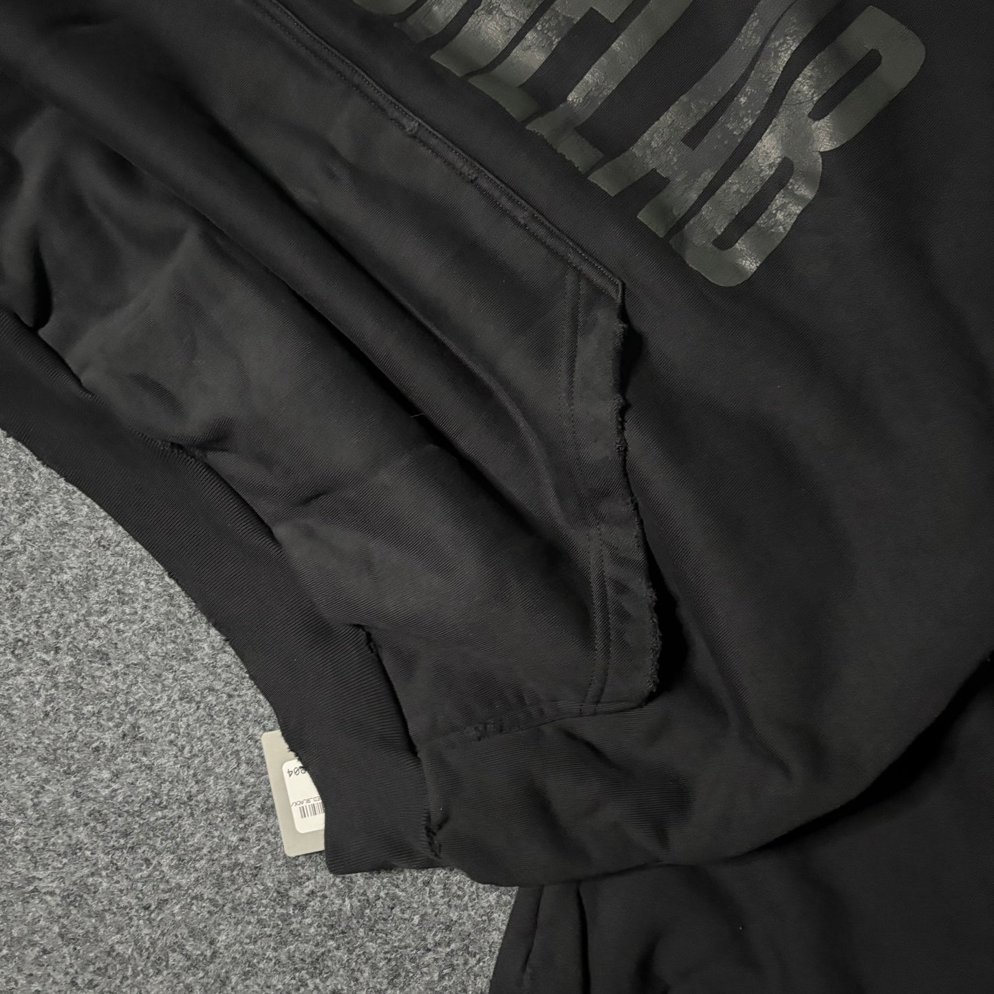 Balenciaga "AGAINELAB" oversized distressed hoodie
