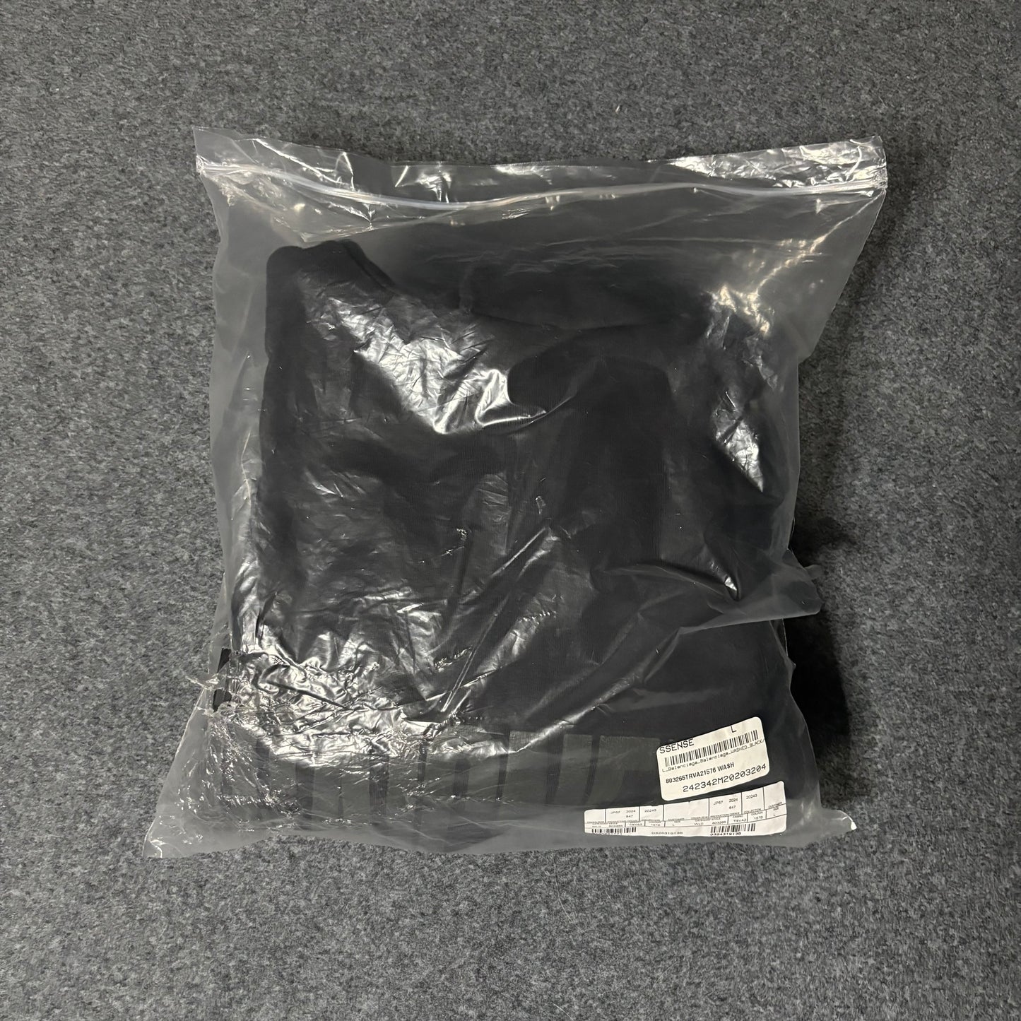 Balenciaga "AGAINELAB" oversized distressed hoodie