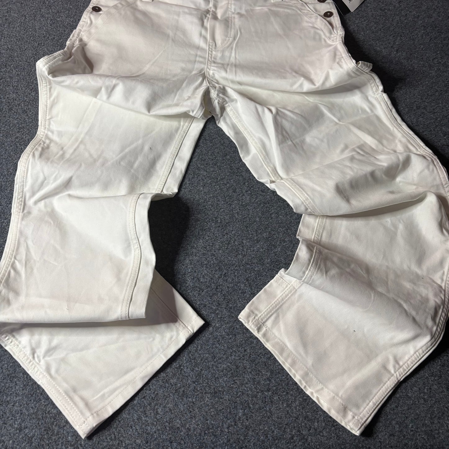 Dickies white double knee