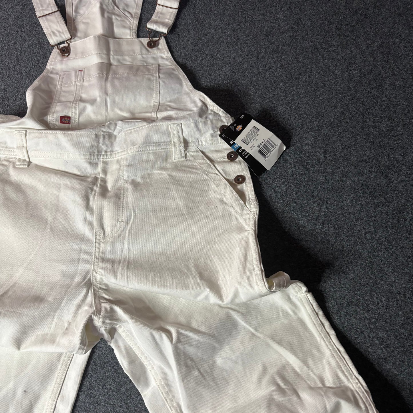 Dickies white double knee
