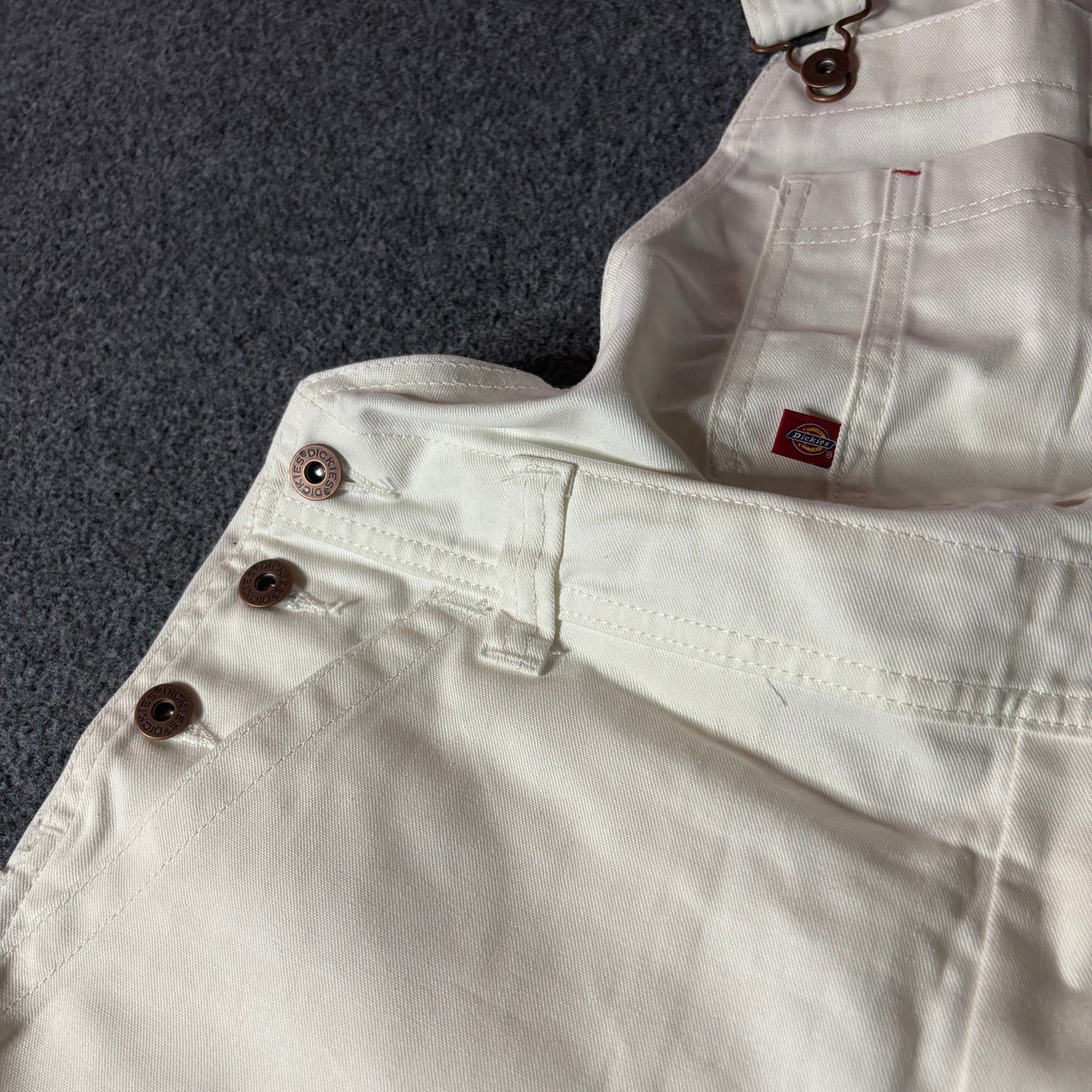 Dickies white double knee