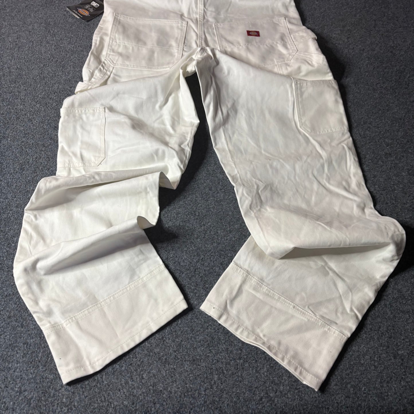 Dickies white double knee