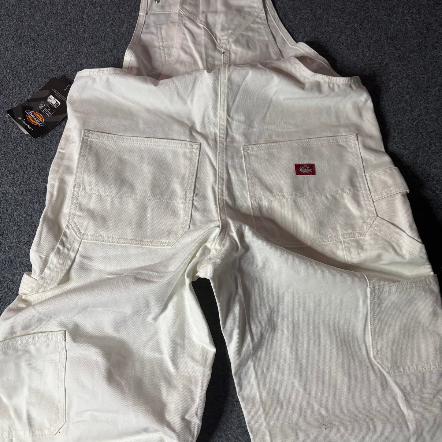 Dickies white double knee