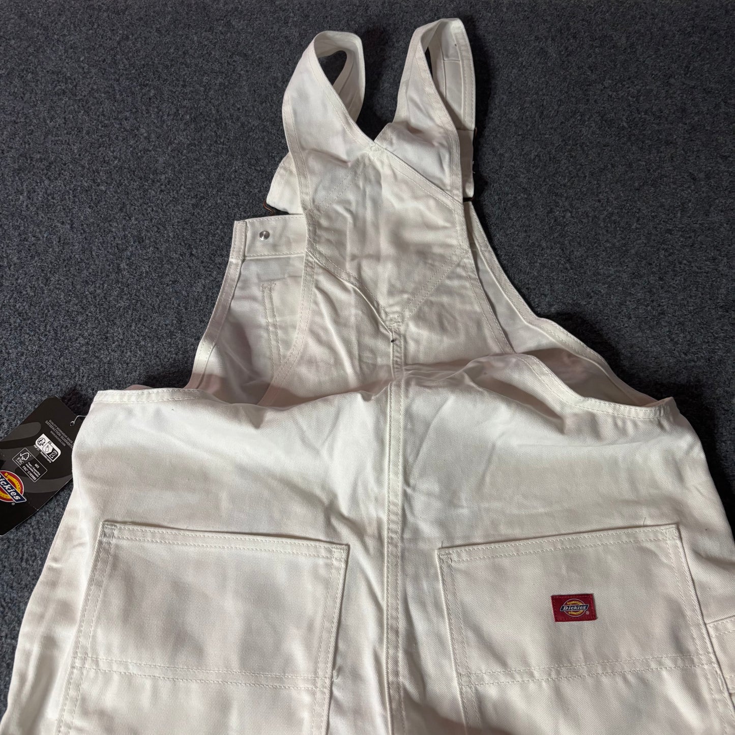 Dickies white double knee