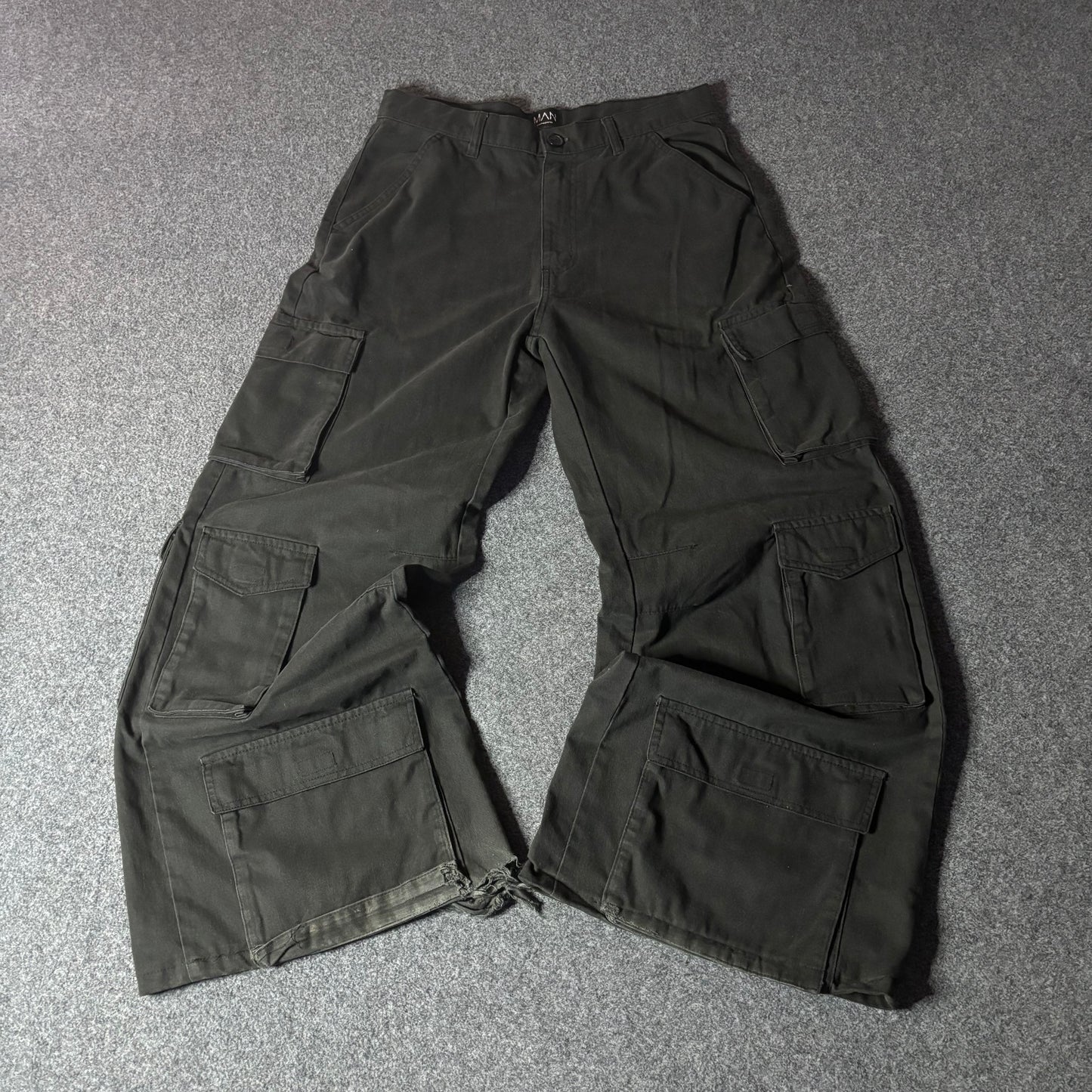 Bohooman ultra wide cargo pant
