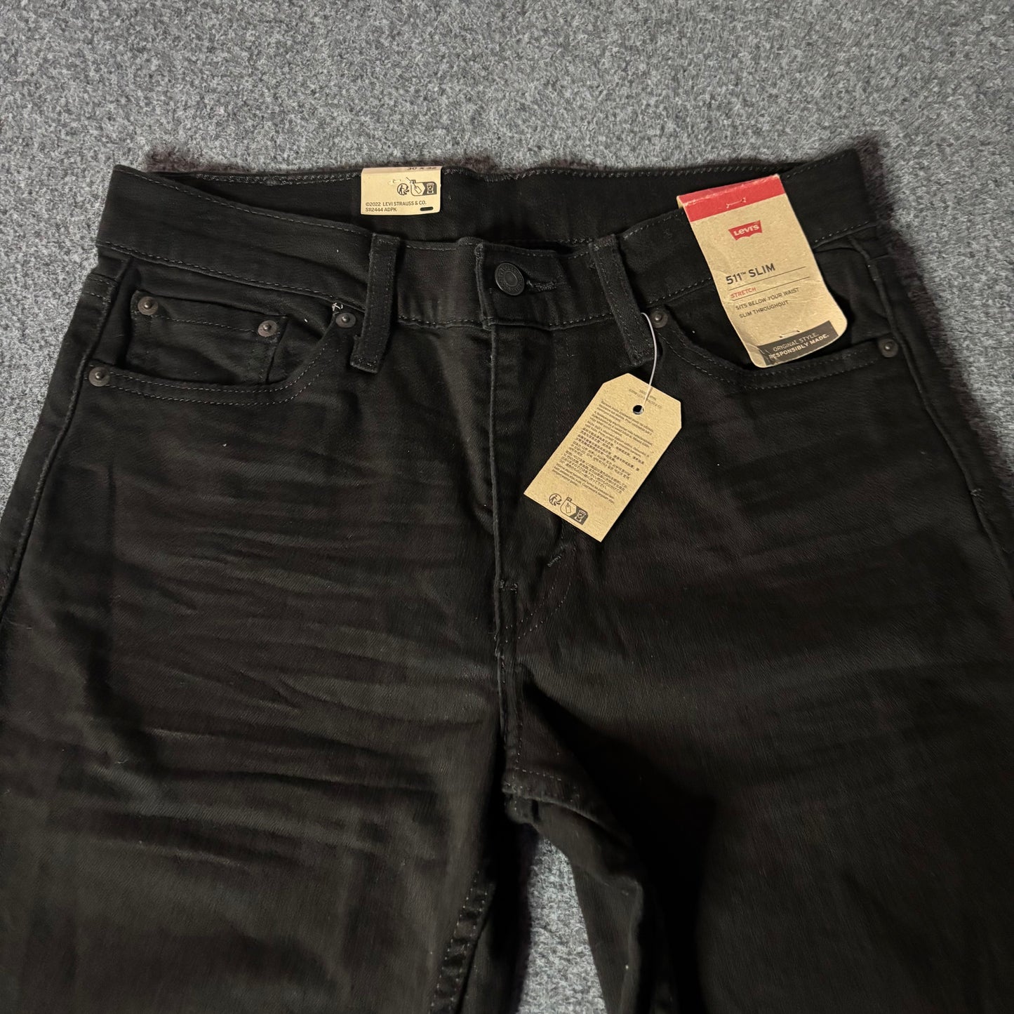 Levis 511 slim black denim