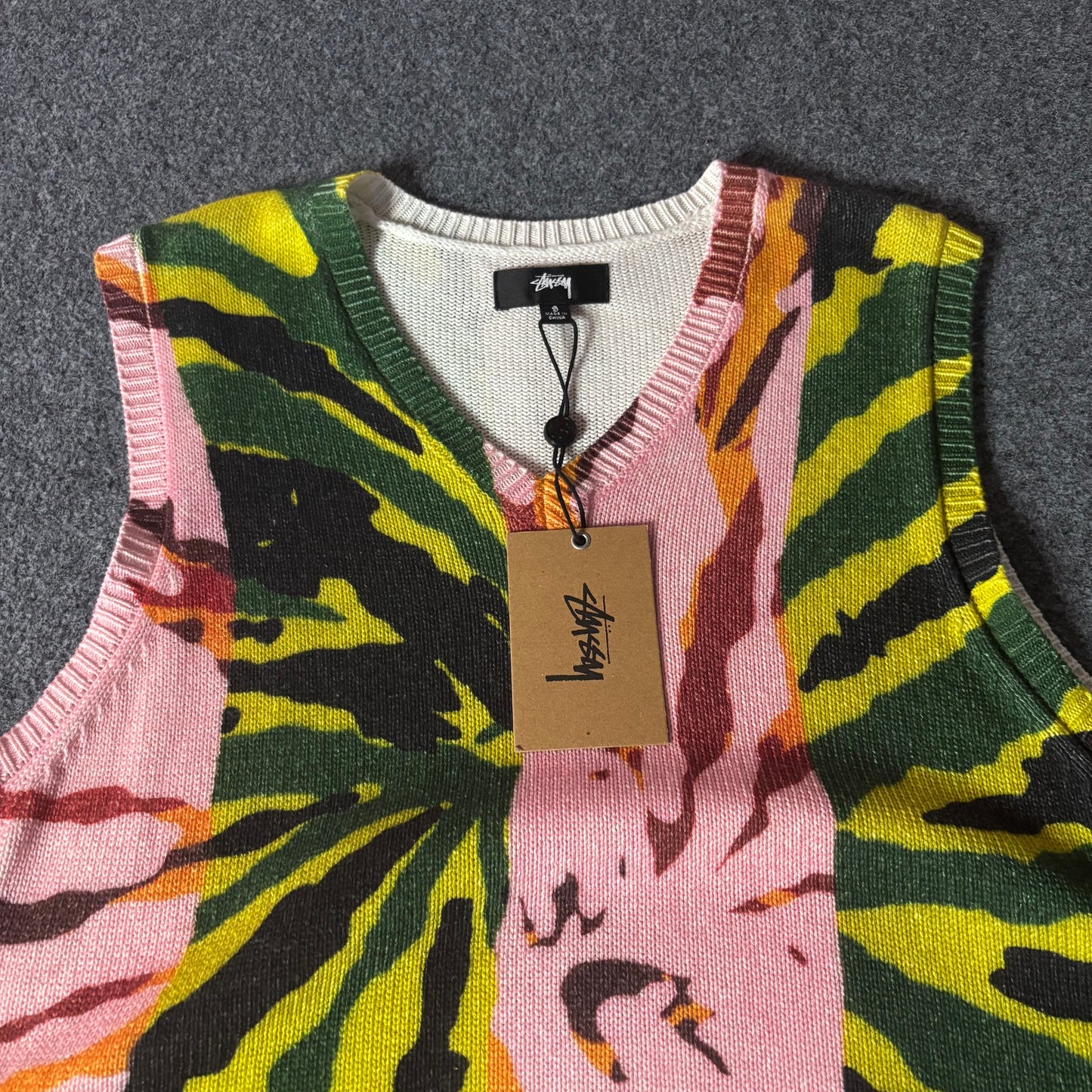 Stussy printed sweater vest