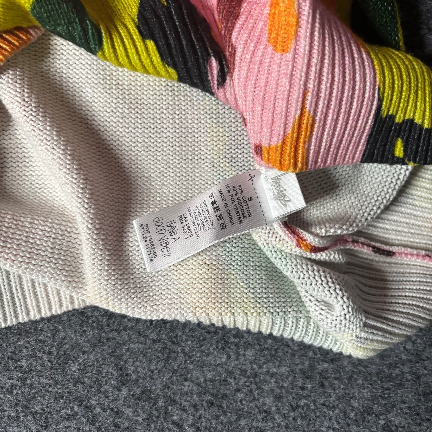 Stussy printed sweater vest