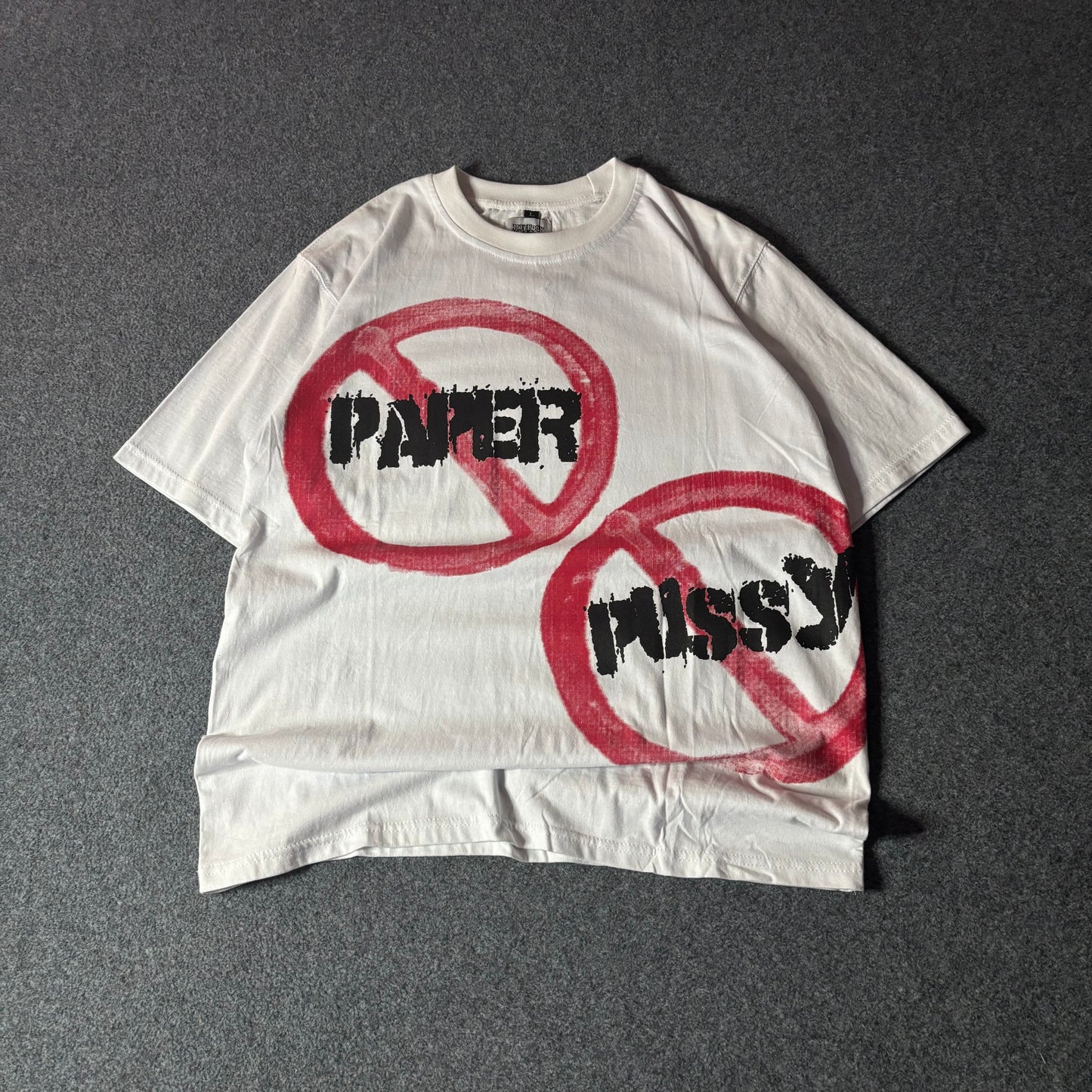 Paper Pussy white tee