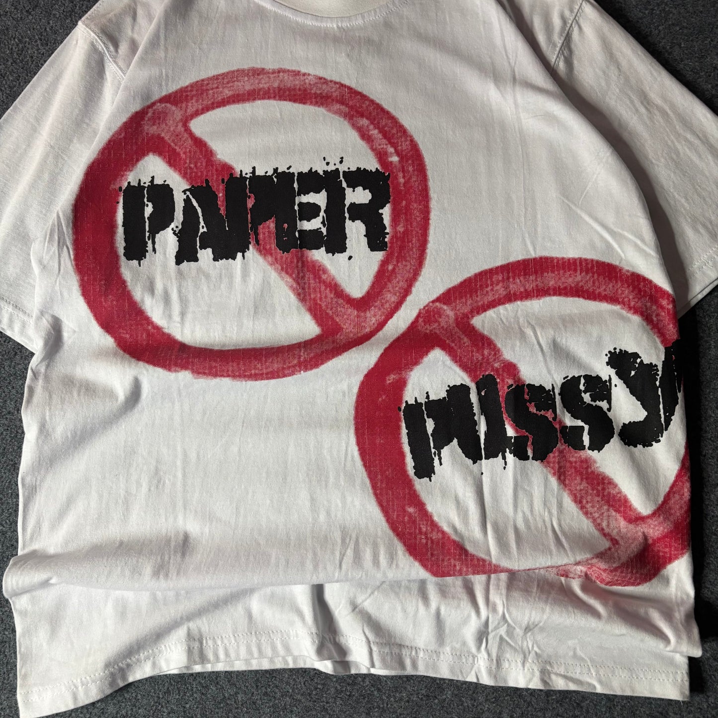 Paper Pussy white tee