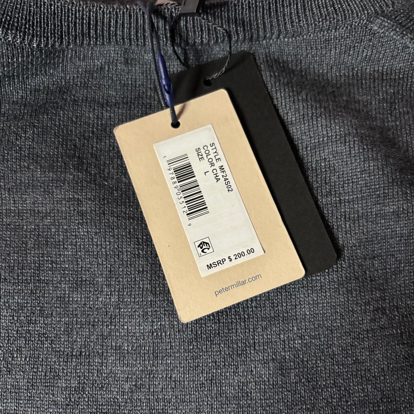 Peter Millar V neck merino sweater