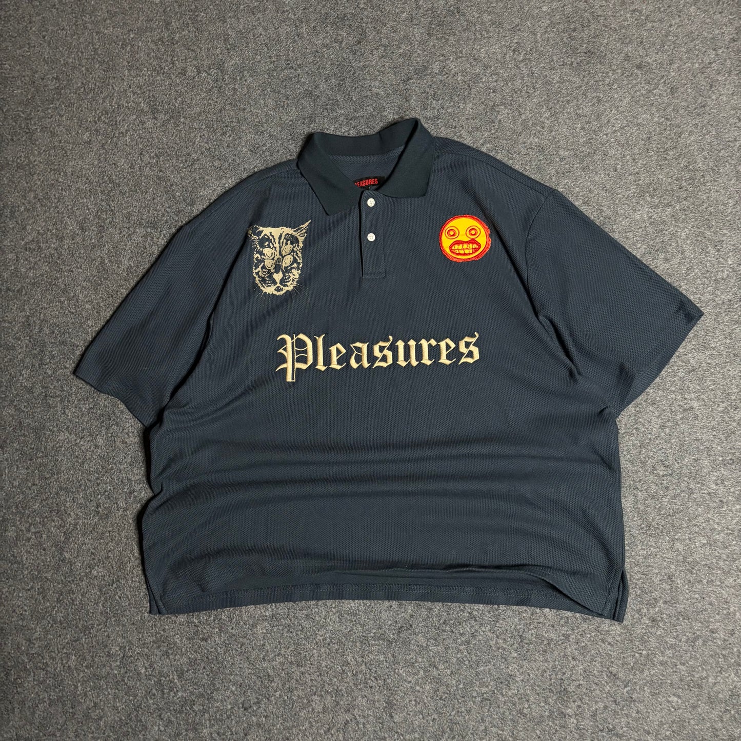 Pleasures polo blue