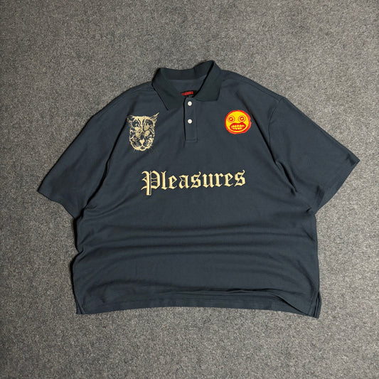 Pleasures polo blue