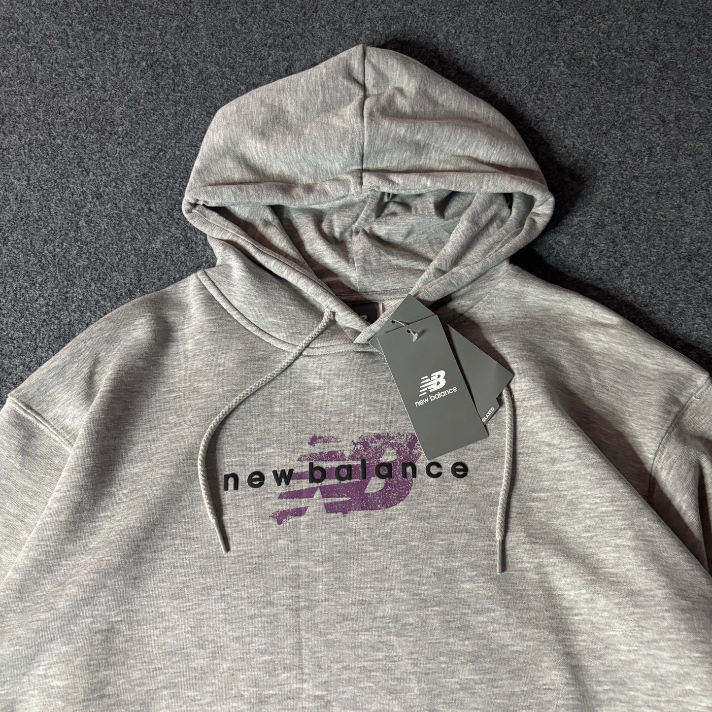 New Balance grafiti grey hoodie