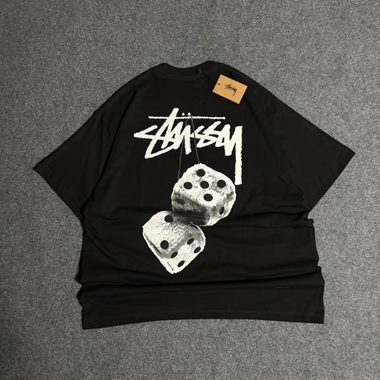 Stussy dice tee black
