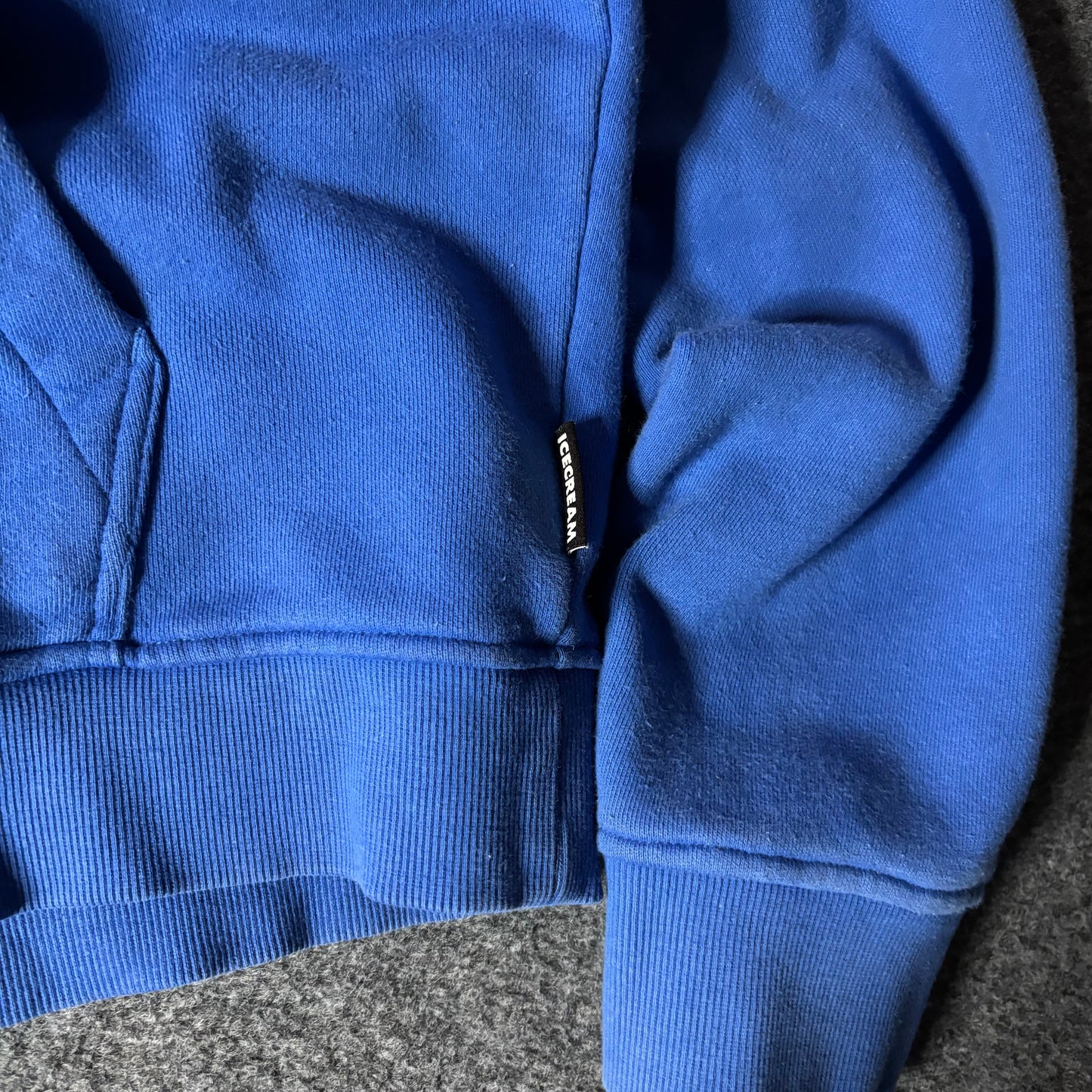 Ice Cream running dog blue conjunto