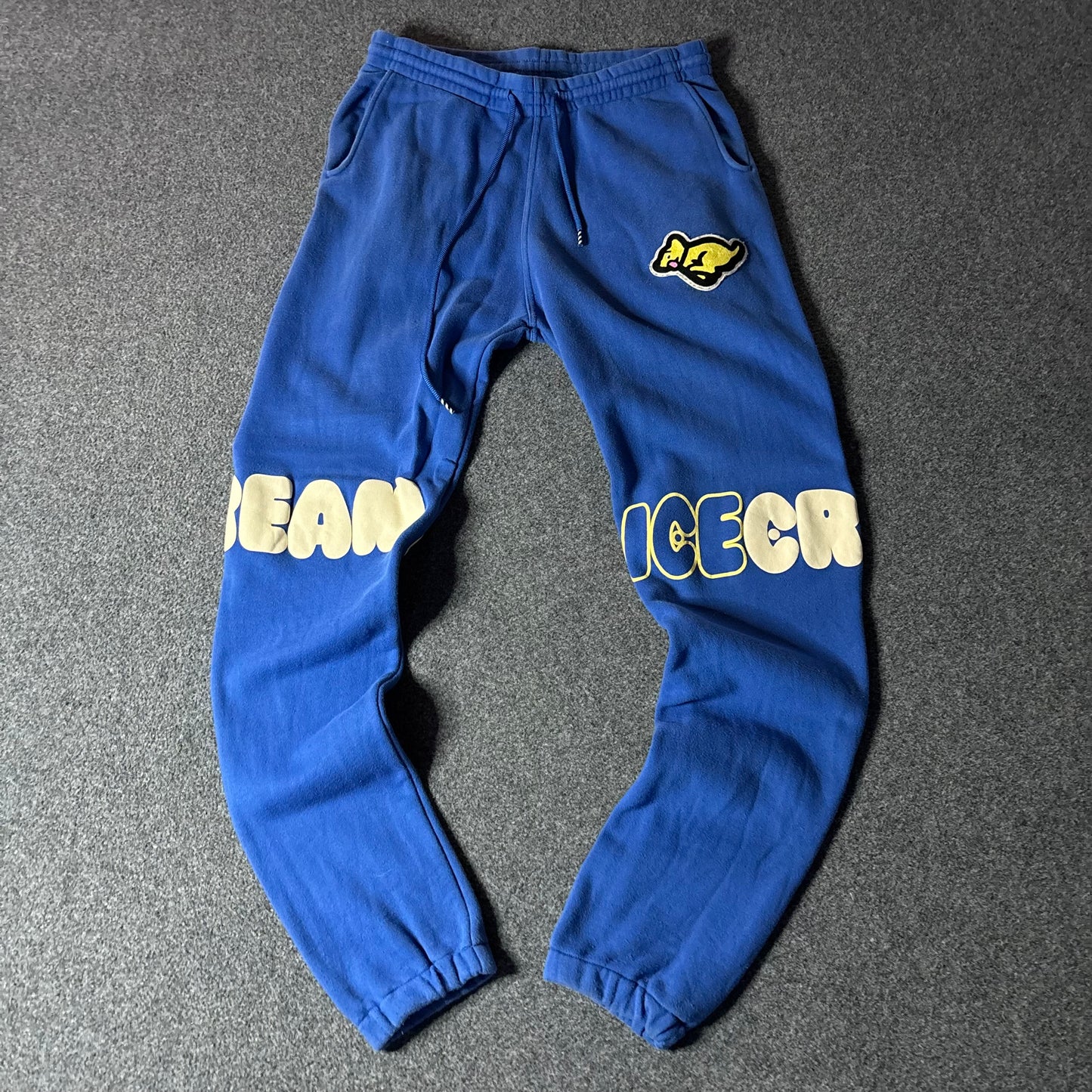 Ice Cream running dog blue conjunto