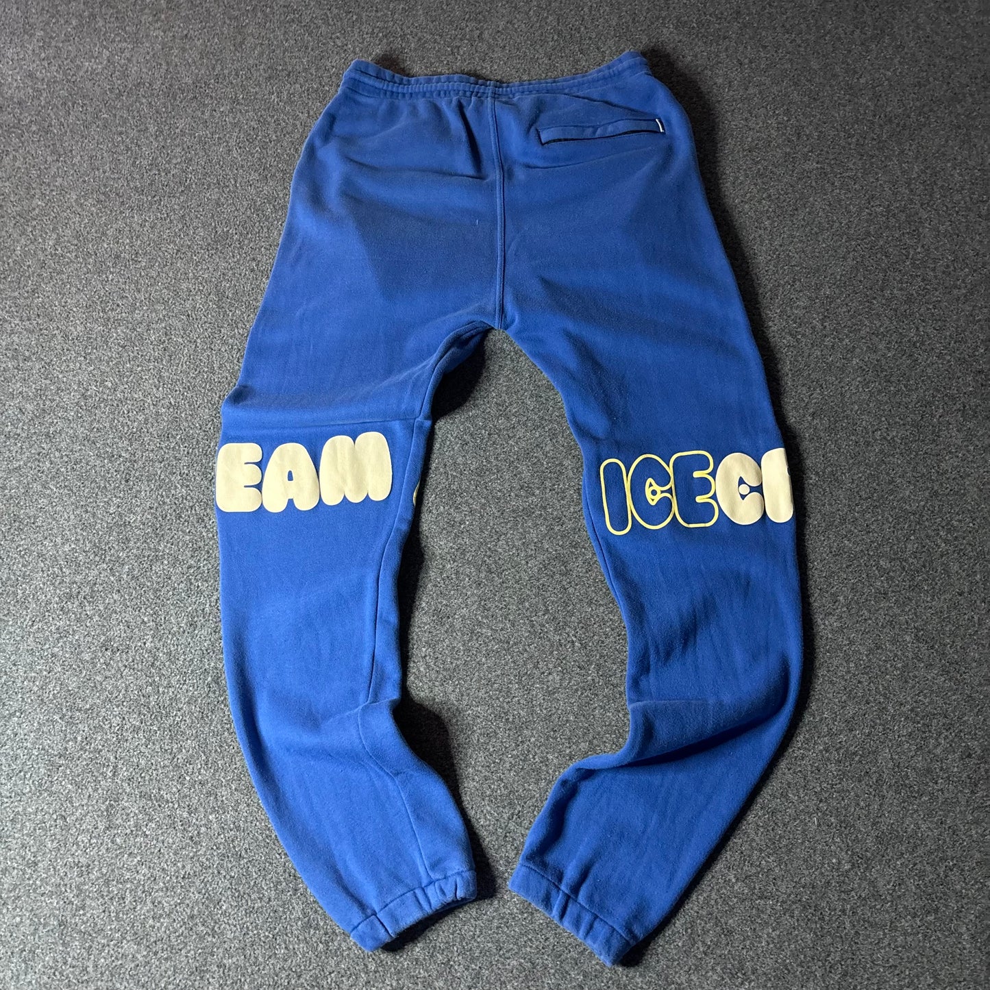 Ice Cream running dog blue conjunto