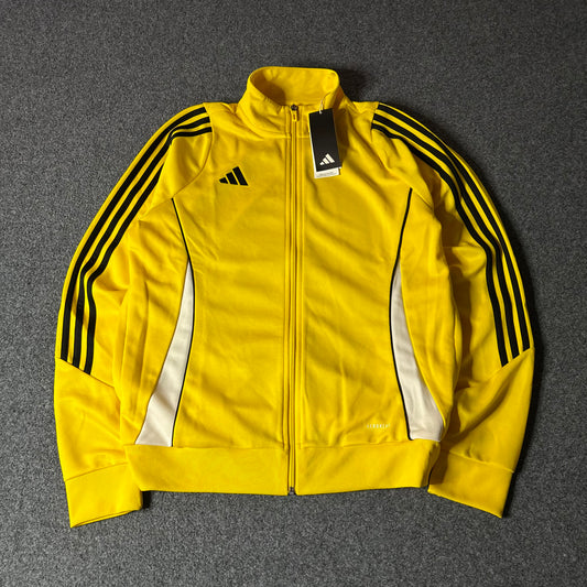 Adidas yellow stripes jacket