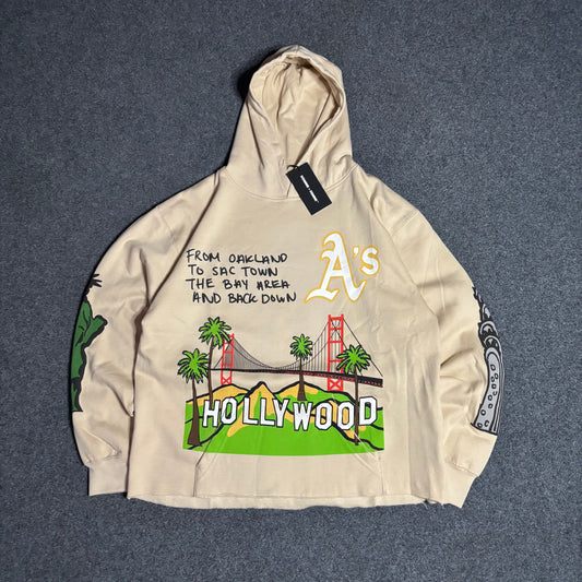 Homme Femme Hollywood beige hoodie