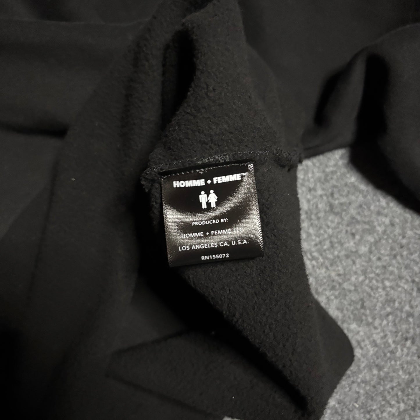 Homme Femme hands hoodie