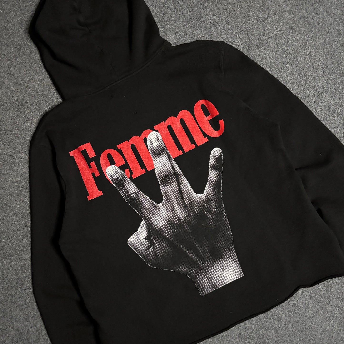 Homme Femme hands hoodie