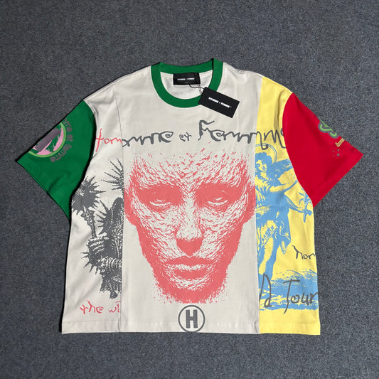 Homme Femme peyote tee white