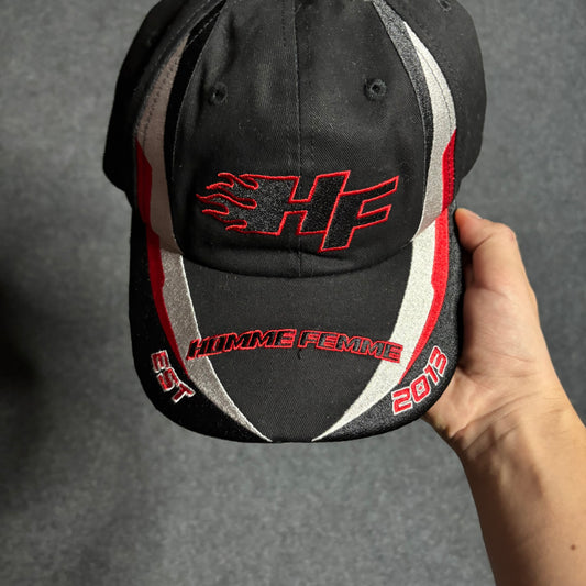 Homme Femme racing hat black