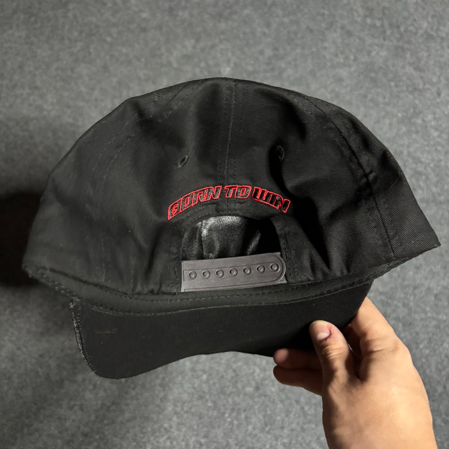 Homme Femme racing hat black