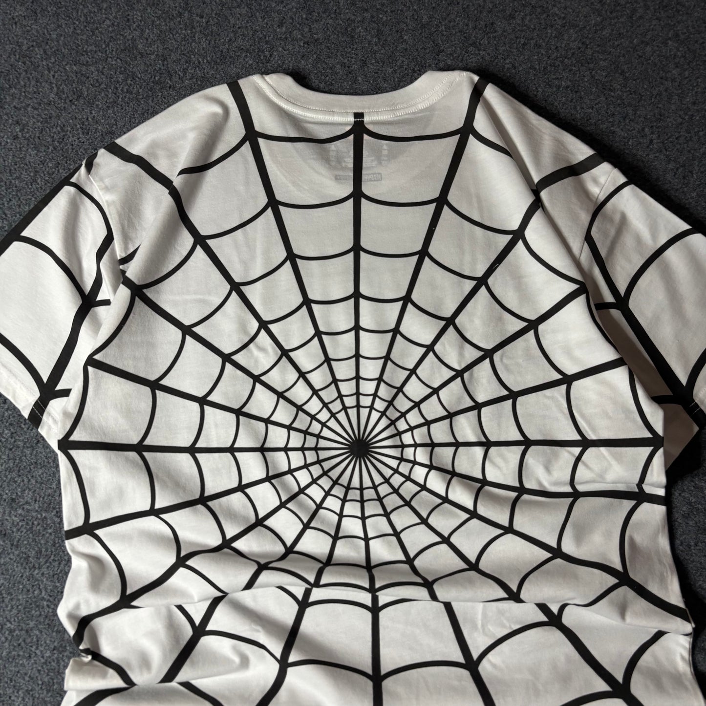 Supreme x Spiderman x Hanes web tee white
