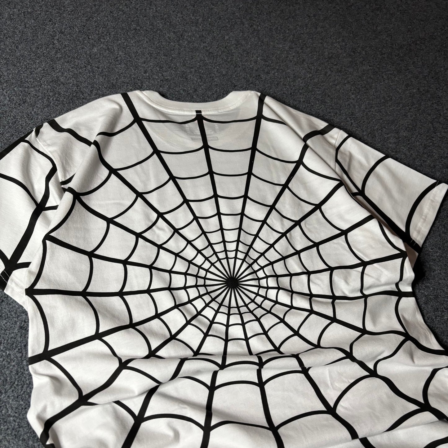 Supreme x Spiderman x Hanes web tee white