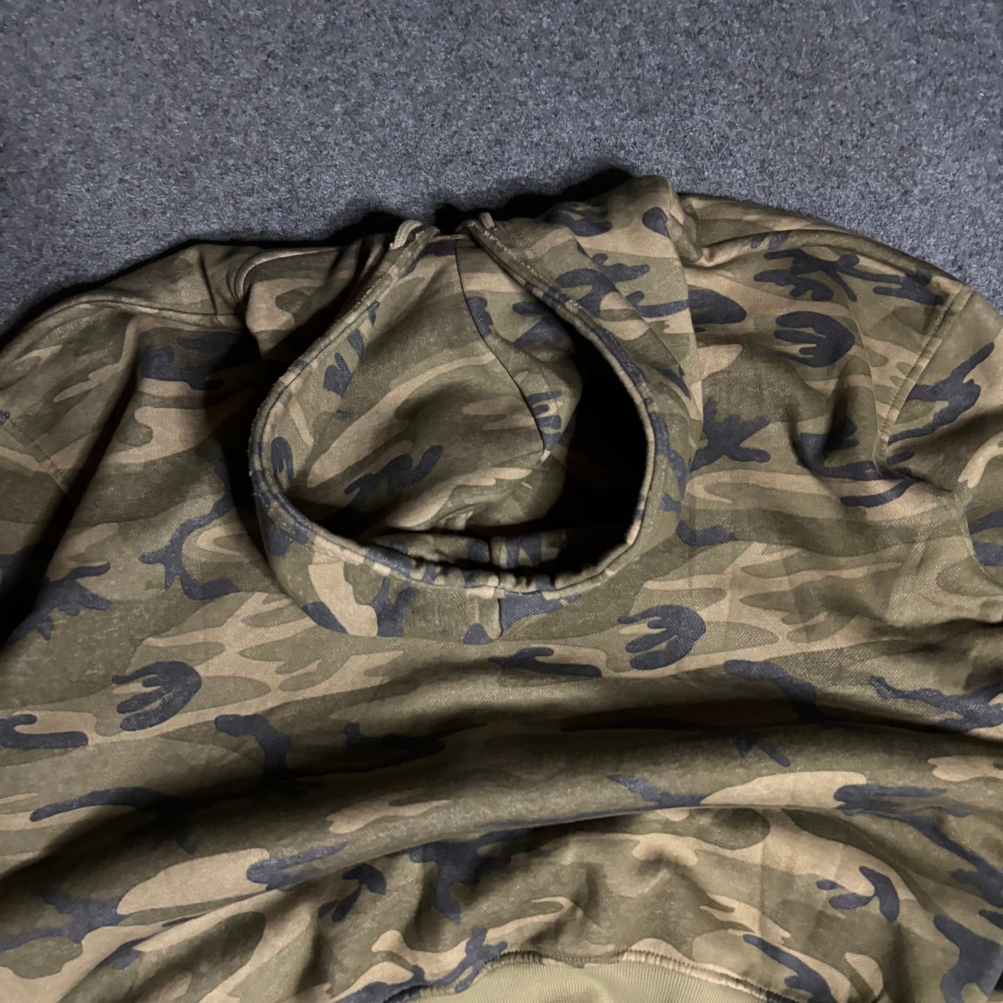 Silence + Noise camo zip up hoodie