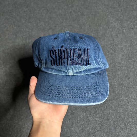 Supreme splatter logo 6 panel