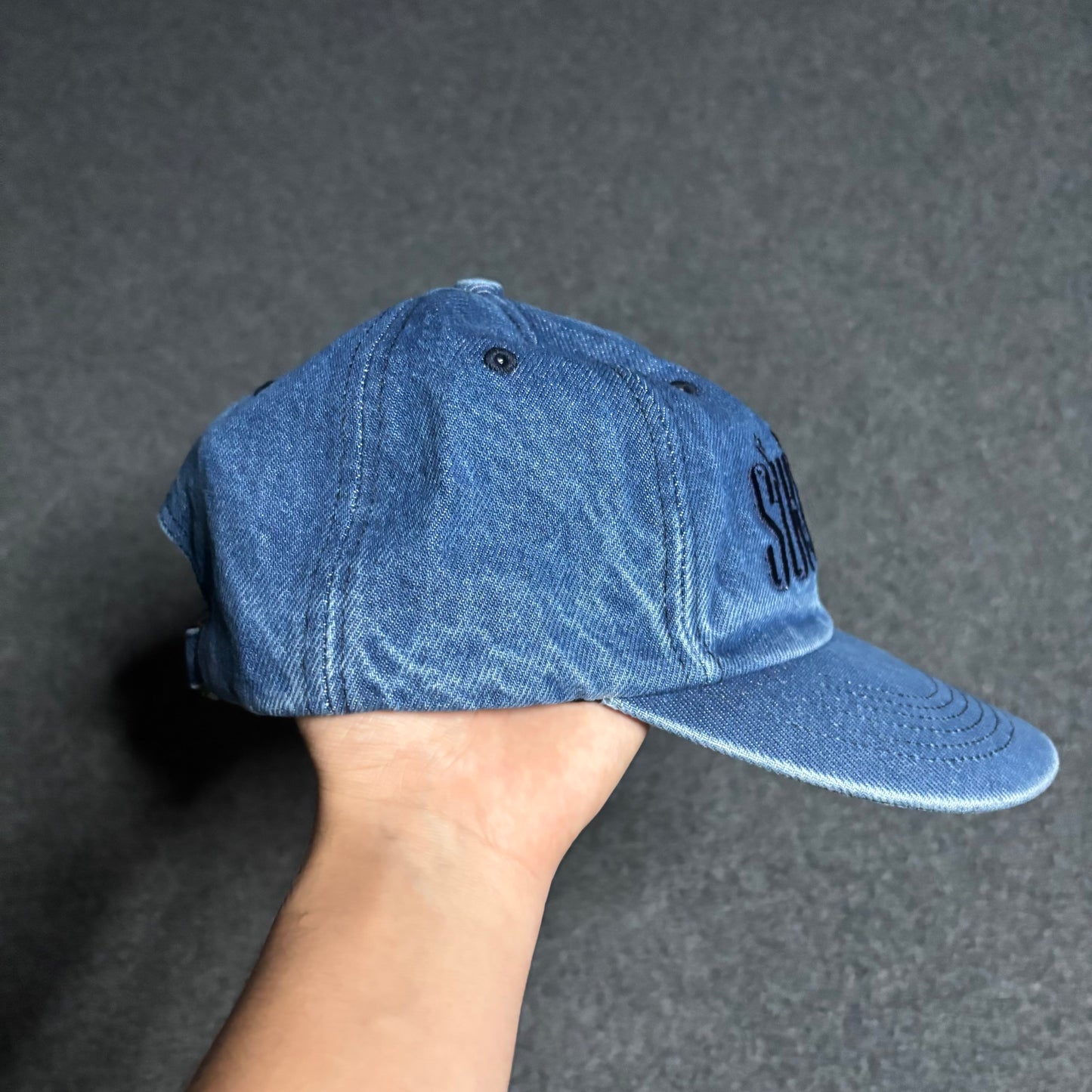 Supreme splatter logo 6 panel
