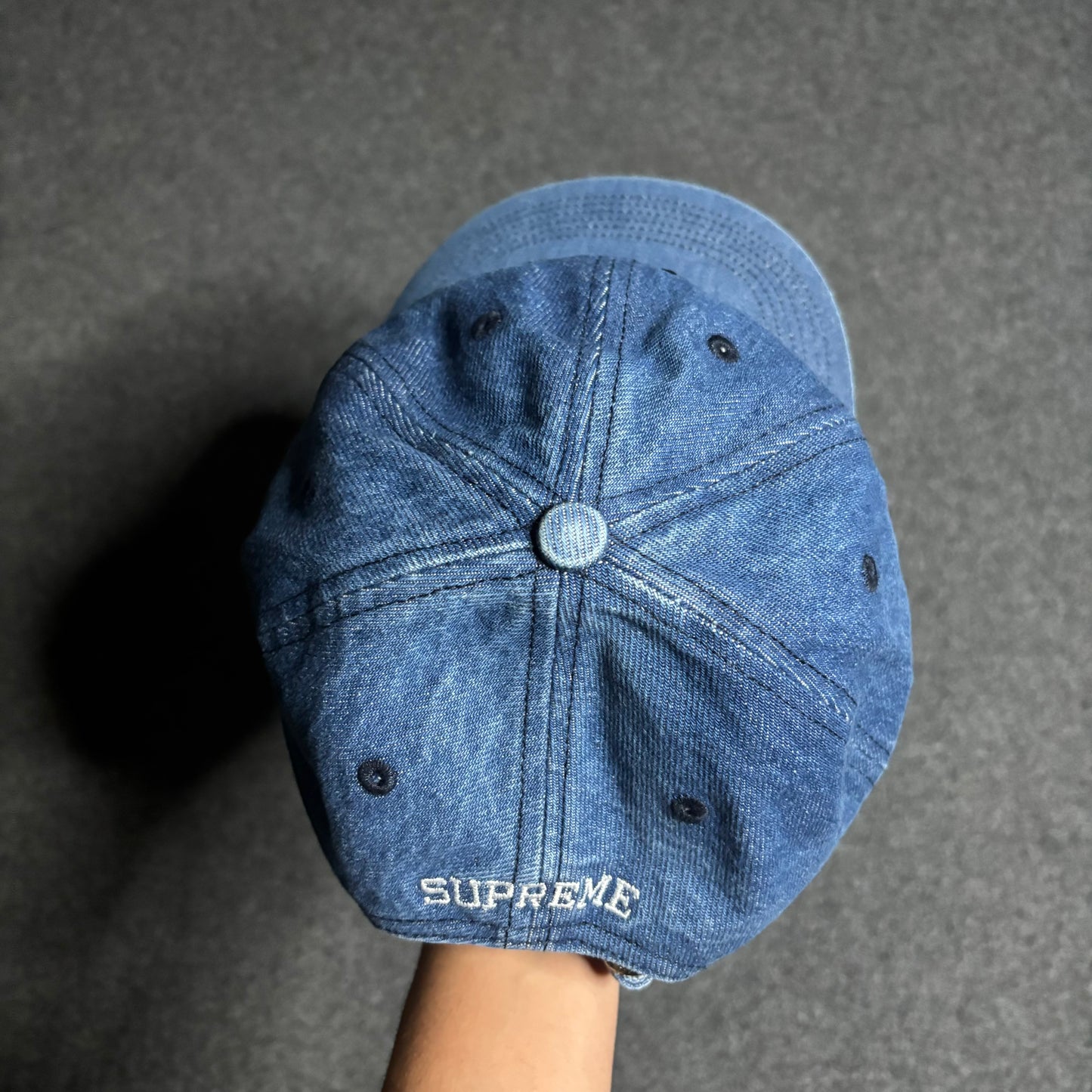 Supreme splatter logo 6 panel